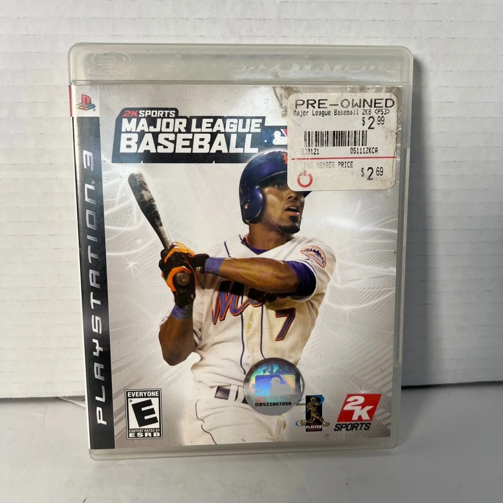 Major League Baseball 2K8 Sony PlayStation 3 PS3 MLB 2K8 Sports Game BLUS-30122‎